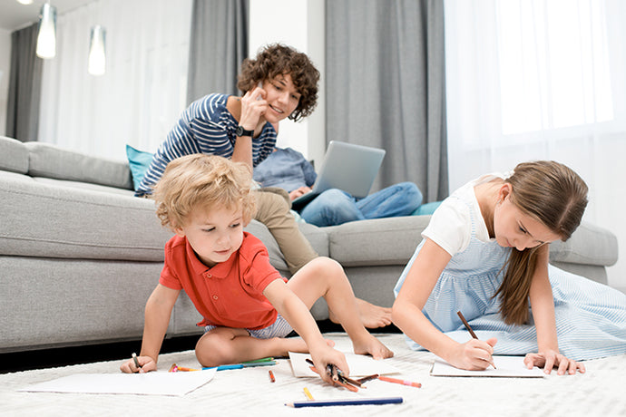 10 Ideas & Tips for Parents & Kids at Home While Social Distancing
