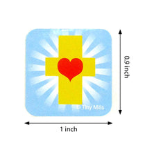 Load image into Gallery viewer, Religious Stickers 100 Stickers/Dispenser, Pack of 1, 6 or 12 Dispensers