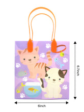 Load image into Gallery viewer, Kitty Party Favor Treat Bags - Set of 6 or 12