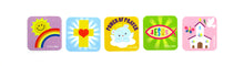 Load image into Gallery viewer, Religious Stickers 100 Stickers/Dispenser, Pack of 1, 6 or 12 Dispensers