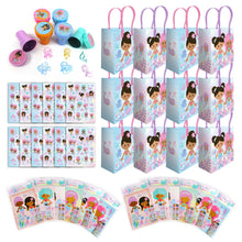 Load image into Gallery viewer, Rainbow Mermaid Party Favor Bundle for 12 Kids
