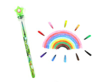 Load image into Gallery viewer, Animal Stackable Crayon with Stamper Topper