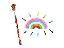 Load image into Gallery viewer, Woodland Animals Stackable Crayon with Stamper Topper
