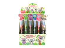 Load image into Gallery viewer, Koala Stackable Crayon with Stamper Topper