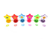 Load image into Gallery viewer, Emoji Stackable Crayon with Stamper Topper