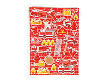 Load image into Gallery viewer, Fire Trucks Stickers
