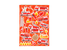 Load image into Gallery viewer, Fire Trucks Stickers