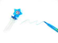 Load image into Gallery viewer, Penguin Stackable Crayon with Stamper Topper