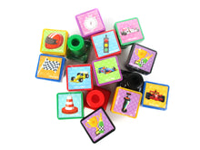 Load image into Gallery viewer, Race Car Square Stampers