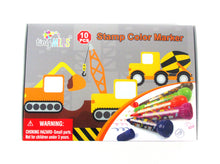 Load image into Gallery viewer, Construction Stamp Marker Set - Set of 10