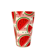 Load image into Gallery viewer, Eco-Friendly Reusable Plant Fiber Travel Mug with Watermelon Design
