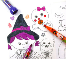 Load image into Gallery viewer, Halloween Stamp Marker Set - Set of 10