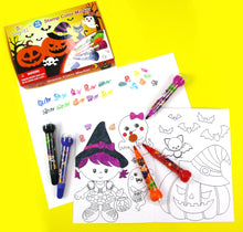 Load image into Gallery viewer, Halloween Stamp Marker Set - Set of 10