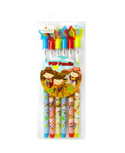 Load image into Gallery viewer, Western Cowboys & Cowgirls Stackable Multi Point Pencils - Set of 6