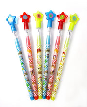Load image into Gallery viewer, Western Cowboys & Cowgirls Stackable Multi Point Pencils - Set of 6