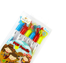 Load image into Gallery viewer, Western Cowboys & Cowgirls Stackable Multi Point Pencils - Set of 6
