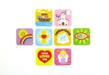 Load image into Gallery viewer, Religious Stickers 100 Stickers/Dispenser, Pack of 1, 6 or 12 Dispensers