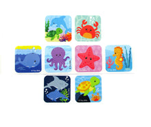 Load image into Gallery viewer, Ocean Animals Stickers 100 Stickers/Dispenser, Pack of 1, 6 or 12 Dispensers