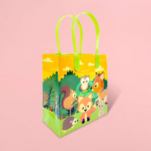 Load image into Gallery viewer, Woodland Animals Party Favor Bags Treat Bags, 12 Pack