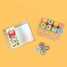 Load image into Gallery viewer, Garden Gnomes Fairies Stamp Kit