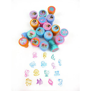 Easter Eggs with Rainbow Mermaid Stampers - 36 Pack