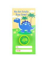 Load image into Gallery viewer, Dinosaur Valentine&#39;s Day Cards with Stampers for Classroom Exchange