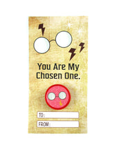 Load image into Gallery viewer, Wizard Valentine&#39;s Day Cards with Stampers for Classroom Exchange
