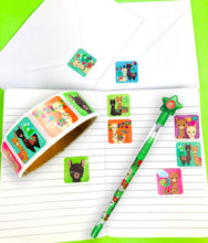 Load image into Gallery viewer, Llamas Alpacas Stickers 100 Stickers/Dispenser, Pack of 1, 6, or 12 Dispensers