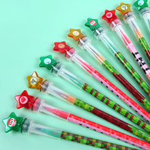 Load image into Gallery viewer, Pixels Stackable Crayon with Stamper Topper