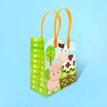Load image into Gallery viewer, Barnyard Farm Animals Party Favor Treat Bags - Set of 6 or 12