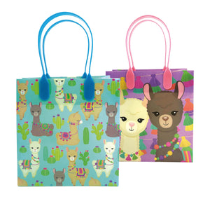 Llamas Party Favor Treat Bags - Set of 6 or 12