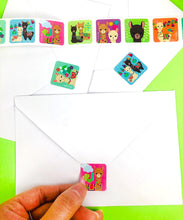 Load image into Gallery viewer, Llamas Alpacas Stickers 100 Stickers/Dispenser, Pack of 1, 6, or 12 Dispensers