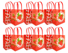 Load image into Gallery viewer, Strawberry Party Favor Bags Treat Bags - Set of 6 or 12