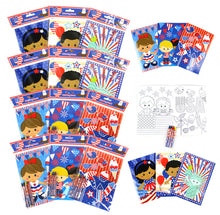 Load image into Gallery viewer, Patriotic 4th of July Coloring Books - Set of 6 or 12