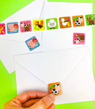 Load image into Gallery viewer, Farm Animals Barnyard Stickers 100 Stickers/Dispenser, Pack of 1 or 6 or 12 Dispensers