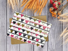 Load image into Gallery viewer, Hearts Assorted Greeting Cards for All Occasions and Valentine's Day - 6 Design