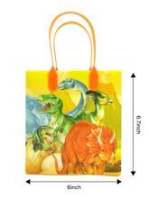 Load image into Gallery viewer, Jurassic Dinosaur Party Favor Bags Treat Bags - Set of 6 or 12