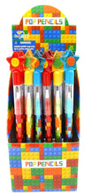 Load image into Gallery viewer, Building Blocks Brick Multi Point Pencils