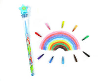 Load image into Gallery viewer, Religious Stackable Crayon with Stamper Topper