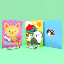 Load image into Gallery viewer, Dogs and Puppies Coloring Books with Crayons - Set of 6 or 12
