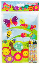 Load image into Gallery viewer, Butterfly Flowers Spring Themed Coloring Books with Crayons Party Favors - Set of 6 or 12