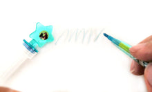 Load image into Gallery viewer, Horses Stackable Crayon with Stamper Topper