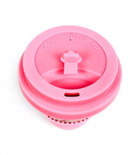 Load image into Gallery viewer, Eco-Friendly Reusable Plant Fiber Travel Mug with Pink Bunny Design