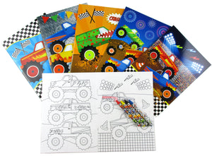 Monster Truck Birthday Party Gift Boxes for Kids