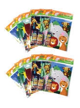 Load image into Gallery viewer, Zoo Jungle Safari Animals Coloring Books with Crayons Party Favors - Set of 6 or 12