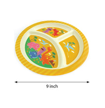 Load image into Gallery viewer, TINYMILLS 5-Piece Eco-Friendly Plant Fiber Dinnerware Set with Dinosaur Design