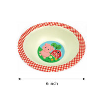 Load image into Gallery viewer, TINYMILLS 5-Piece Eco-Friendly Plant Fiber Dinnerware Set with Farm Animals Design