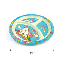 Load image into Gallery viewer, TINYMILLS 5-Piece Eco-Friendly Plant Fiber Dinnerware Set with Unicorn Design