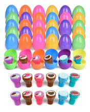 Load image into Gallery viewer, Easter Eggs with Donut Stampers- 36 Pack