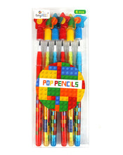 Load image into Gallery viewer, Brick Stackable Point Pencils - Set of 6